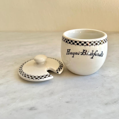 Vintage Hayes-Bickford’s Jam Pot with Lid – Diner Restaurant Ware Collectible