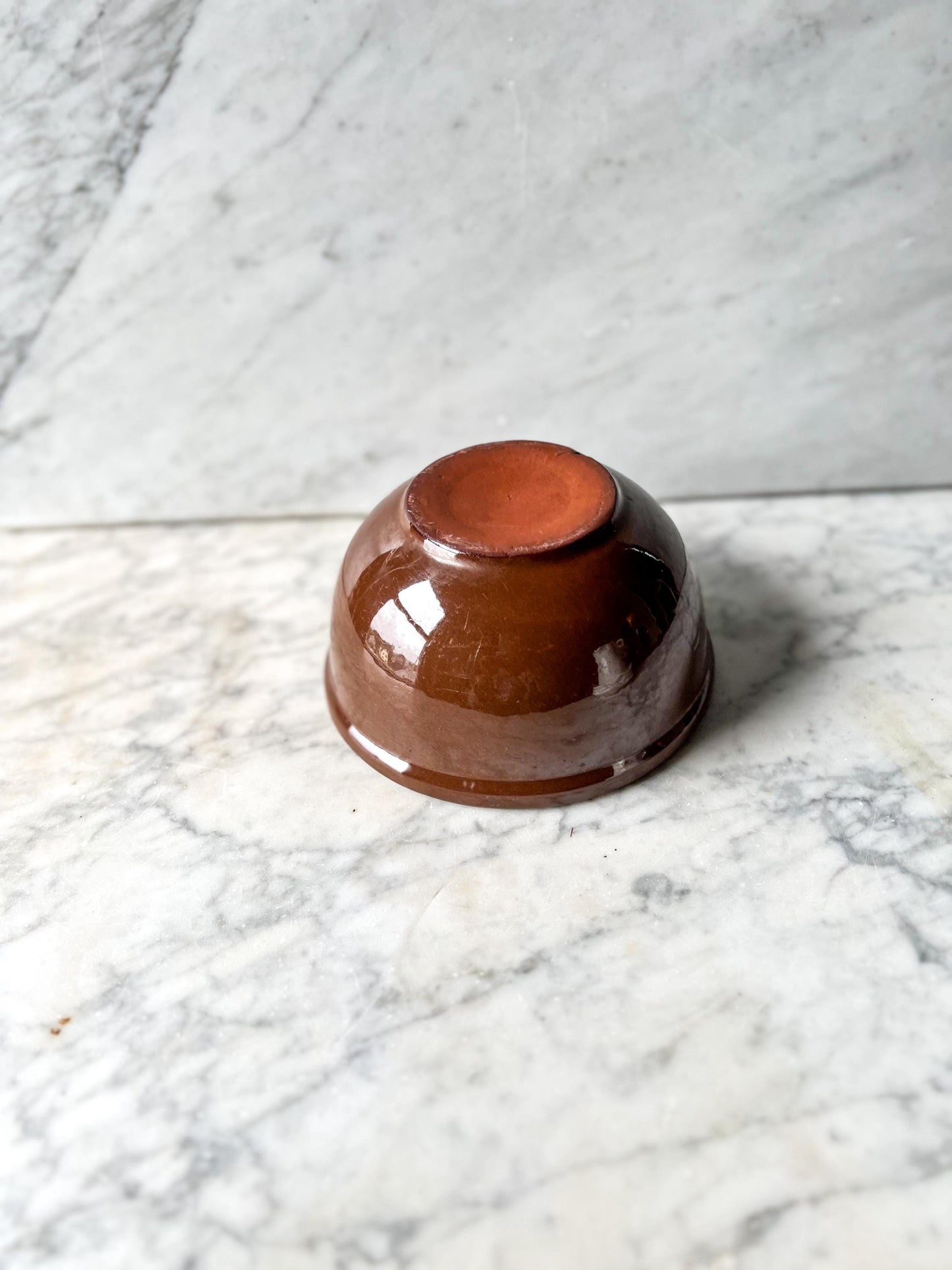 Vintage American Brown Glazed Mixing Bowl - Farmhouse kitchenware circa 1950s