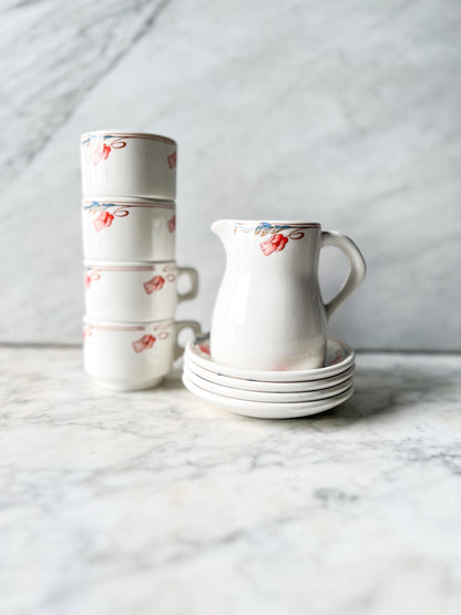 Vintage Duraline Dudson Cup and Saucer – Super Vitrified, Made in England