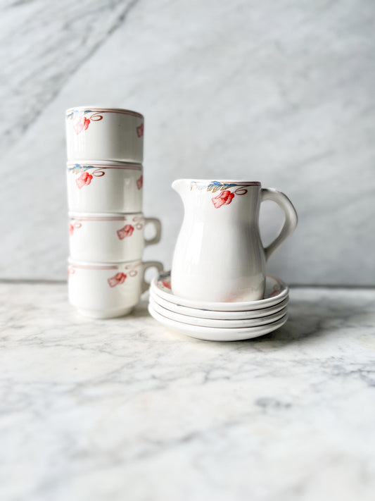 Vintage Duraline Dudson Cup and Saucer – Super Vitrified, Made in England