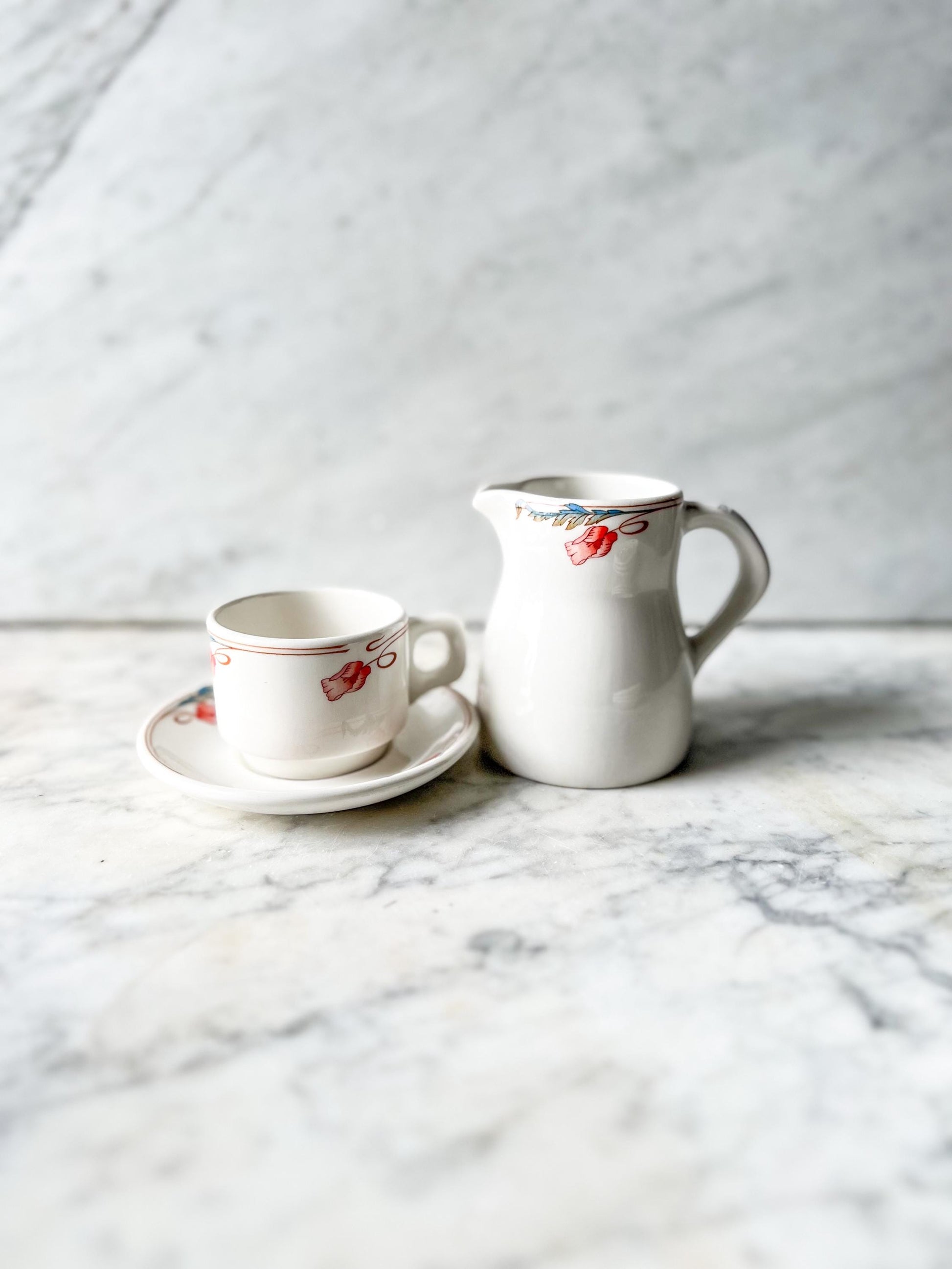 Vintage Duraline Dudson Cup and Saucer – Super Vitrified, Made in England
