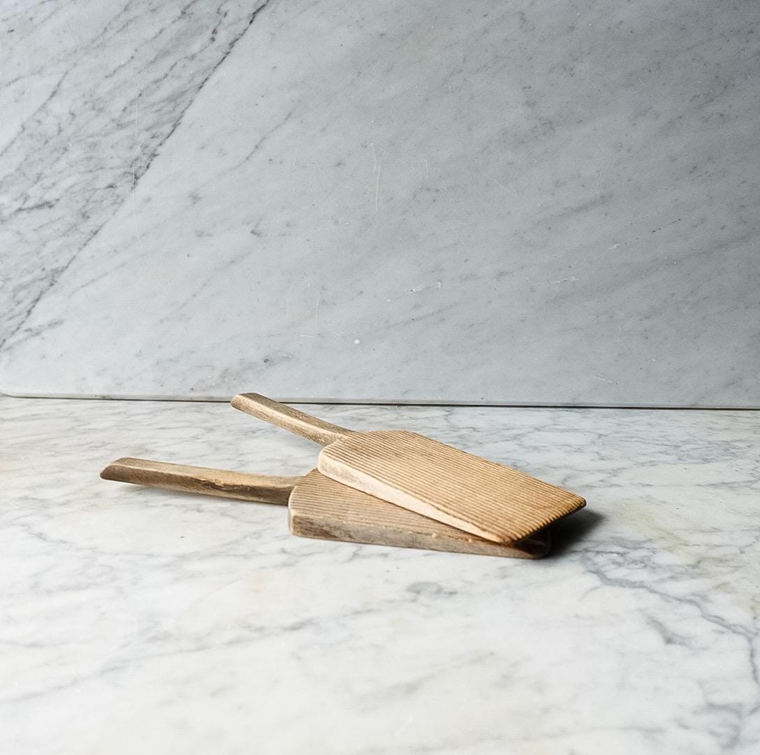 Vintage Wooden Scottish Kitchen Tools - Butter Paddles (2 pairs) - Potato Masher - Cottage Kitchen Decor