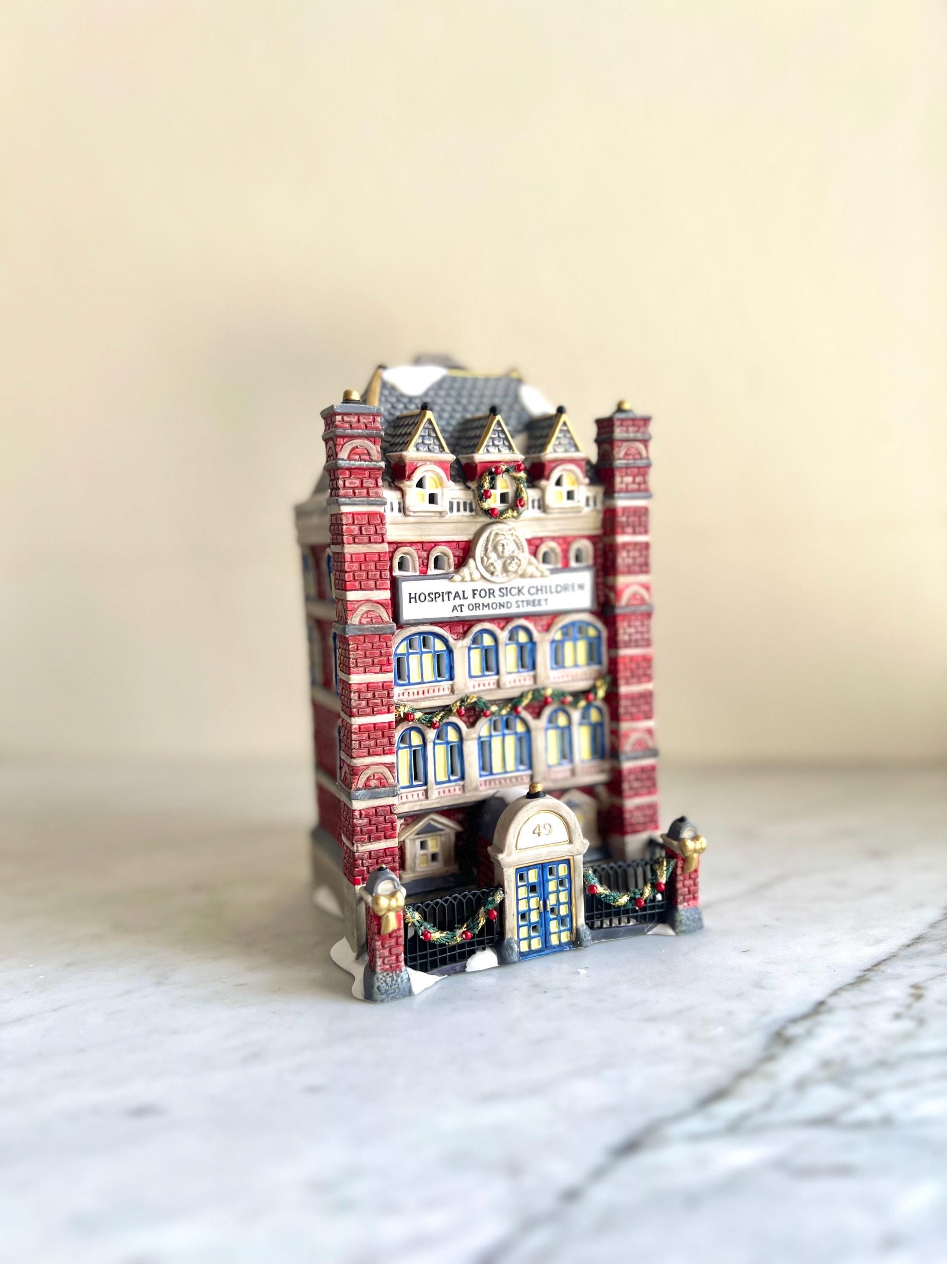 Department 56 Dickens Village Hospital – Ormond Street 20th Anniversary