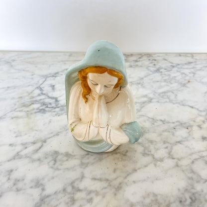 Vintage Praying Madonna Planter