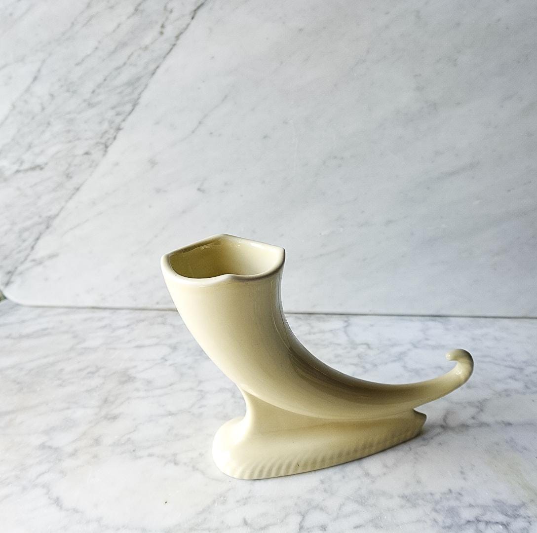 Cornucopia Bud Vase by Trenton Potteries USA