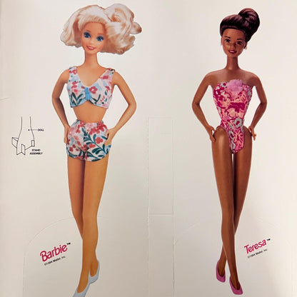 90s Barbie & Friends Paper Dolls – Golden Books Cut-Out Set with Outfits and Accessories