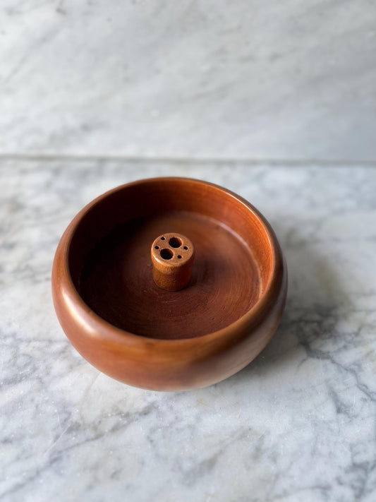 Vintage Wooden Nut Bowl