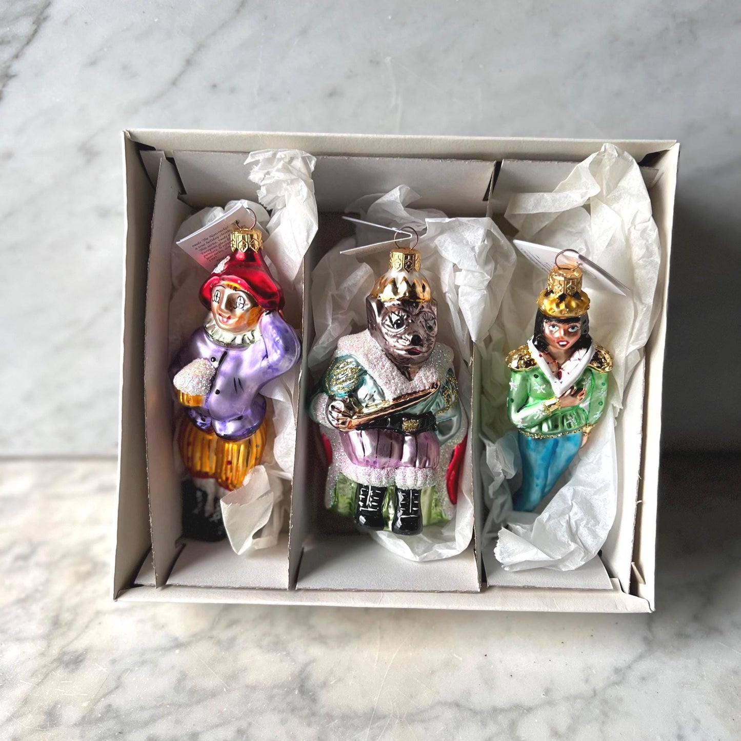 Christopher Radko Nutcracker Ornaments • 1996 Vintage Boxed Set