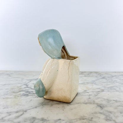 Vintage Praying Madonna Planter