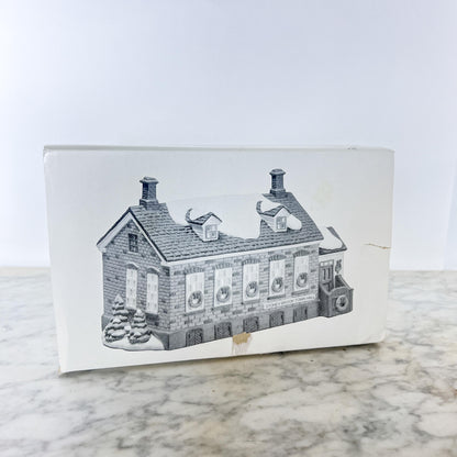 Department 56 New England Village – Stoney Brook Town Hall – Heritage Series - Vintage Christmas