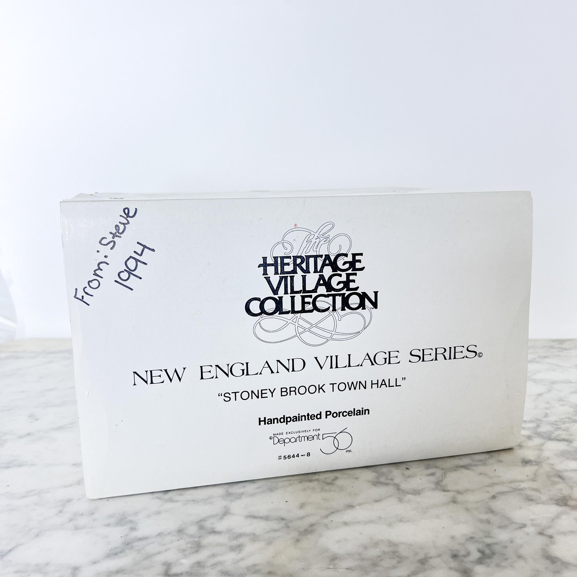 Department 56 New England Village – Stoney Brook Town Hall – Heritage Series - Vintage Christmas