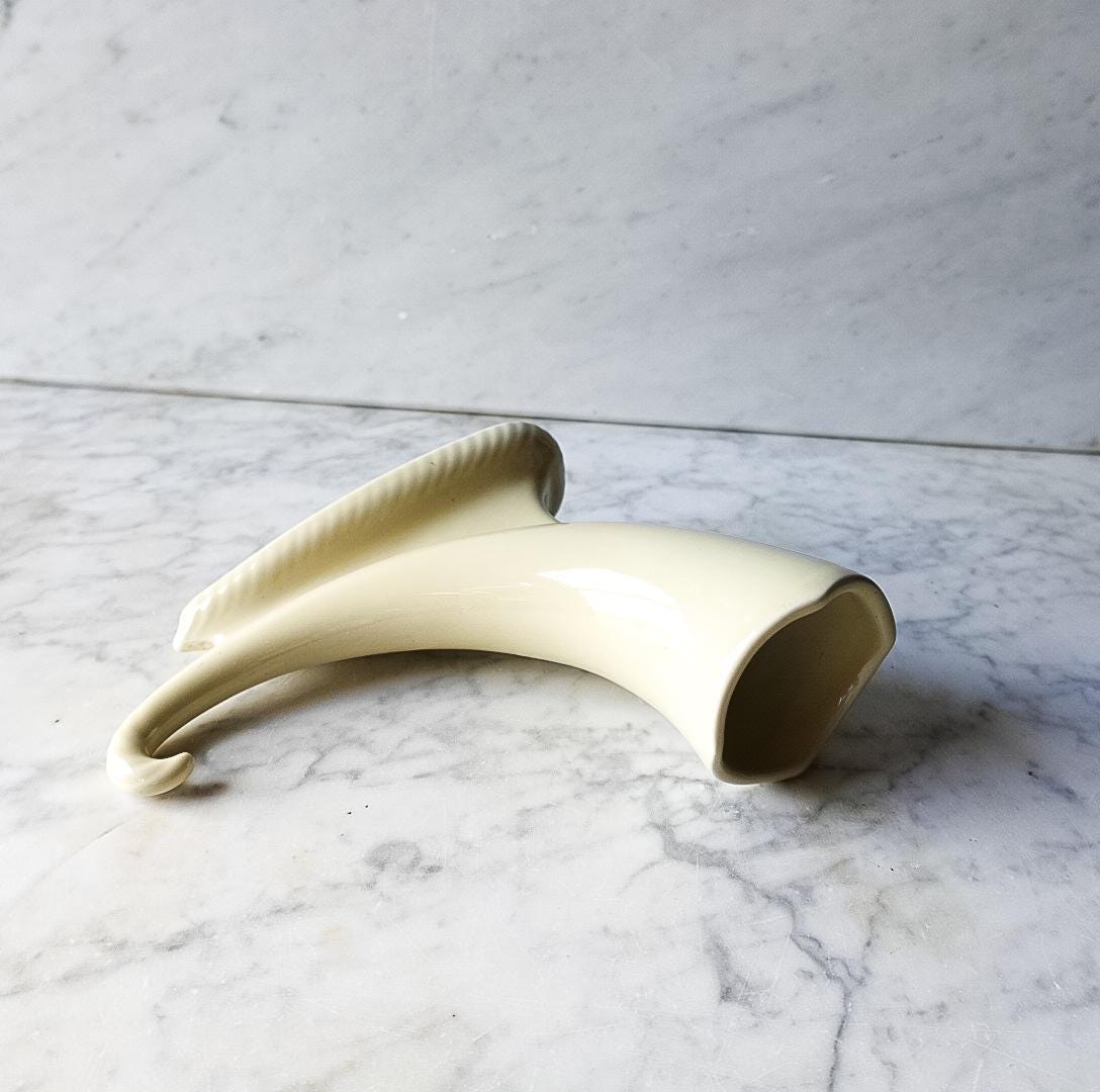 Cornucopia Bud Vase by Trenton Potteries USA