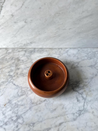 Vintage Wooden Nut Bowl